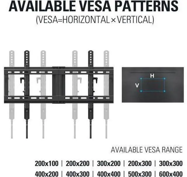 Alt view image 7 of 7 - Mounting Dream TV Wall Mount, UL Listed Advanced TV Bracket for Most 42-90 Inches TVs with Full Tilt Extension up to 7 Inches, Fits 16, 18, 24 Inches Studs, Max VESA 600x400mm and 120Lbs, MD2104