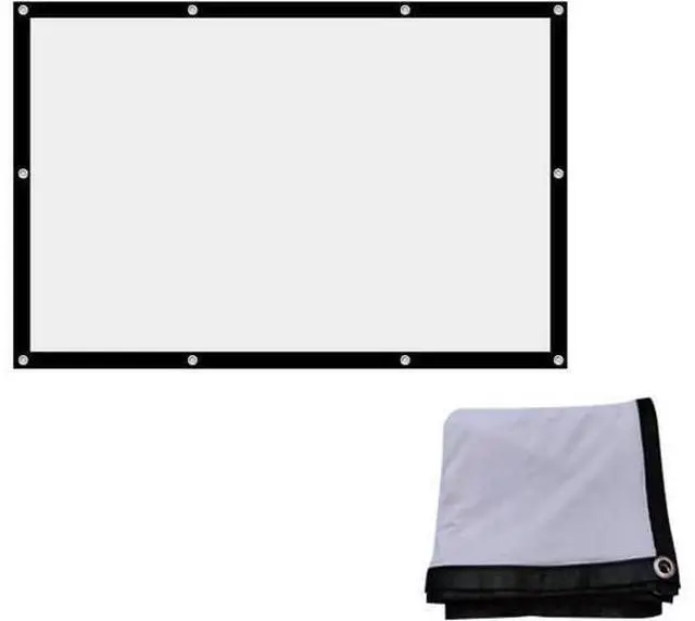 Main image of Projector Screen Double Sided Foldable Projection Screen 4K HD 60 Inch 72 Inch Portable Movie Projector Screen for Home Theater, Office(72in4:3)