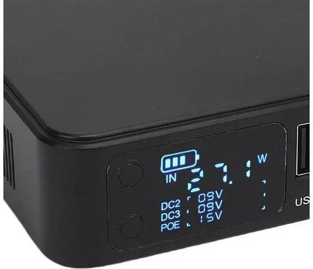 Alt view image 6 of 7 - Aramox UPS Power Supply 18000mAh POE15V 24V USB 5V 9V 12V UPS Battery Backup Uninterruptible Power Supply (1)