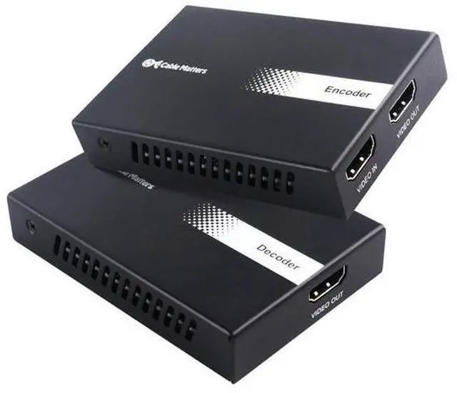 Main image of Cable Matters Wall Mount 1-to-Many HDMI Extender (HDMI Over Ethernet Extender) - Support 1080p Up to 492 Feet and Local Monitor Loop-Out (Model: 103202)