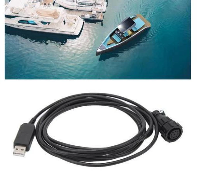 Alt view image 3 of 7 - Dpofirs 3Meters Marine AIS Plug Cable for Marine Navigation Software, 100 AIS Plug Data Cable, Length AIS Plug USB Data Cable for Showing The Ship for for OS X