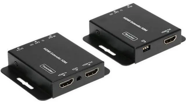 Alt view image 3 of 7 - HDV-E50C 50m / 164ft HDMI Extender HD 1080P Over Single CAT5E / CAT6 for DVD Blu-ray Players HDTV Set-Top Box