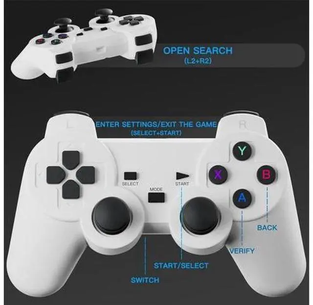 Alt view image 6 of 7 - M300 Max Game Projector, Projector And Game With 2 Wireless Controllers Game Projector with Controllers, Projector, M300 Max Video Game Projector, P30 Max Projector and Game