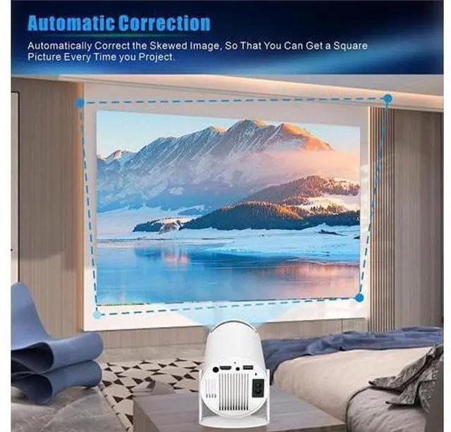 Alt view image 5 of 7 - X30MAX Retro Game Projector,4k 1080P Portable Mini Projector,Home Cinema Outdoor Projector for Phone Laptop