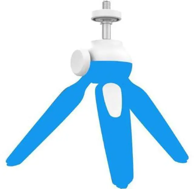 Alt view image 3 of 6 - Mount Bracket Multifunctional Desktop Projector Stand Accessories Tripod Folding Portable Projector Stand Office Projector(Blue)