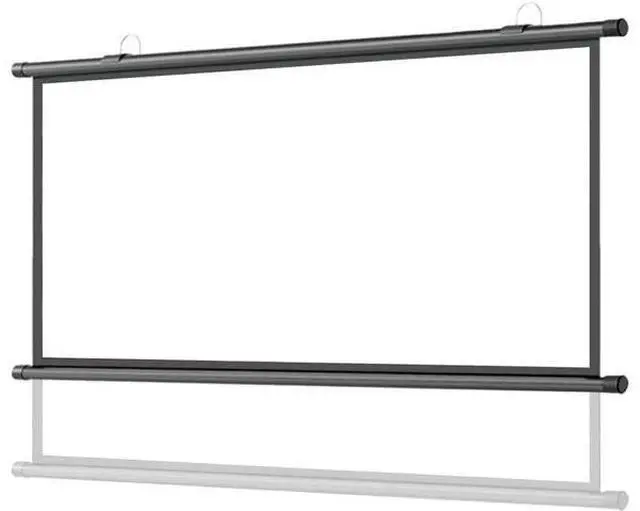 Main image of Manual Projection Screen 30" 40" 50" 60" 72" HD Retractable Projector Screen Manual Pull Down Movie Screen, Anti-Crease, Easy Roll Up(16:9,30in)