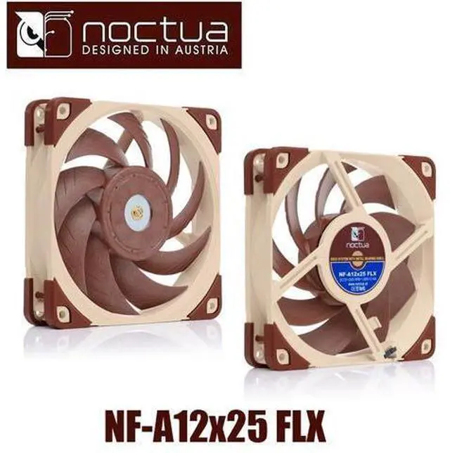 Main image of Noctua NF-A12x25 FLX 120x120x25mm 3p pwm 2000 RPM 12cm 120mm PC computer case Fan CPU Cooling Cooler heat sink radiator Fan