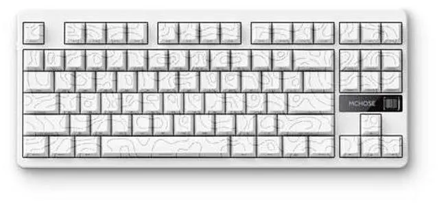 Alt view image 7 of 7 - MCHOSE G87 Wireless Mechanical Keyboard,Tri-Mode BT/2.4GHz/USB-C Hot Swappable Custom Keyboard, 10000mAh Battery, Gasket Structure,RGB Backlit Gaming Keyboard for Win/Mac