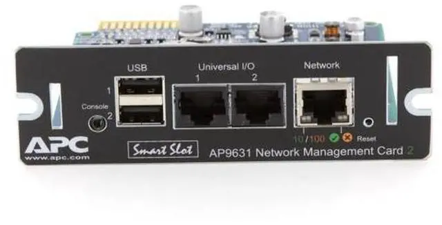 Alt view image 2 of 7 - APC AP9631 UPS Network Management Card 2 with Environmental Monitoring