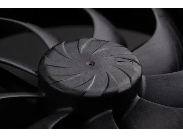 Alt view image 5 of 7 - Noctua NF-A14x25r G2 PWM Sx2-PP chromax.black, Push-Pull Set of two Premium-Quality Quiet 140mm PC Fans (Black)