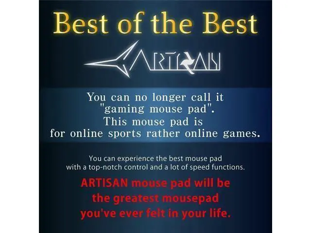 Alt view image 3 of 6 - ARTISAN FX HAYATE OTSU Gaming Mouse Pad black XSOFT 31x24cm