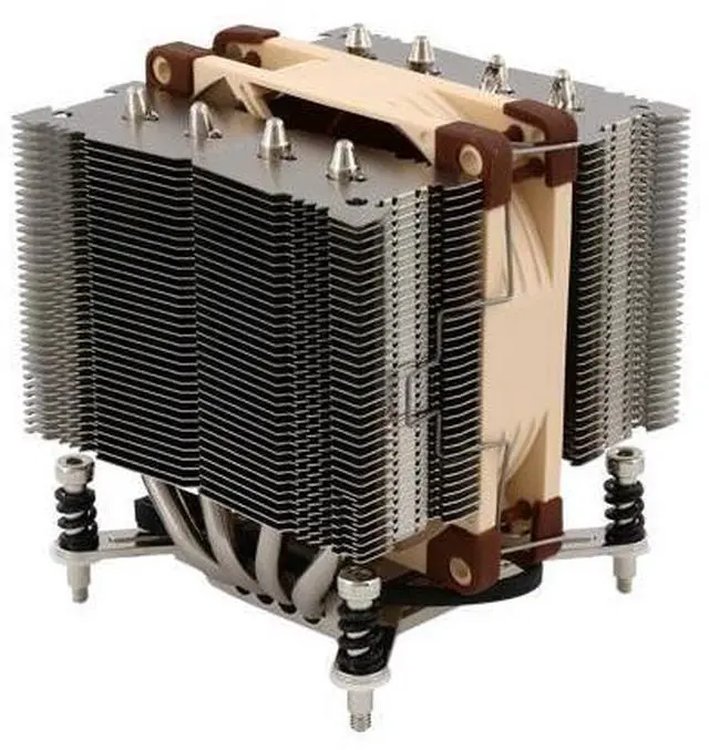 Alt view image 2 of 7 - Noctua NH-D9DX i4 3U, Premium CPU Cooler for Intel Xeon LGA20xx (92mm, Brown)