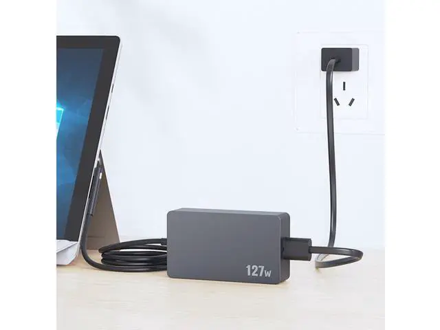 Alt view image 5 of 7 - 127W 15V 8A AC Power Supply Adapter Laptop Charger Microsoft Surface Book 3 Surface Pro X 7 6 5 4 3 Charger Compatible with Laptop Studio 4 3 2 1