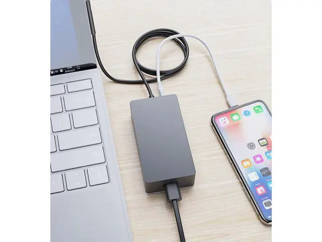 Alt view image 3 of 7 - Wsirak 100% Original Genuine Microsoft Surface Adapter Charger For Surface Book Laptop 3 2 1 Pro X 7 6 5 4 3 Surface Go 127W 15V 8A AC Power Supply Adapter