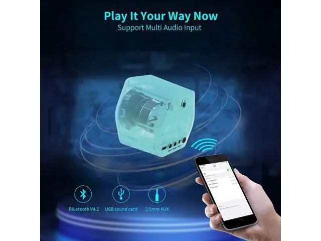 Alt view image 5 of 7 - Edifier G2000 32W PC Computer Speakers for Gaming Desktop PC Laptop Mac Computer Woofer Speakers Bluetooth USB 3.5mm AUX Inputs RGB Lights Multimedia Speakers White