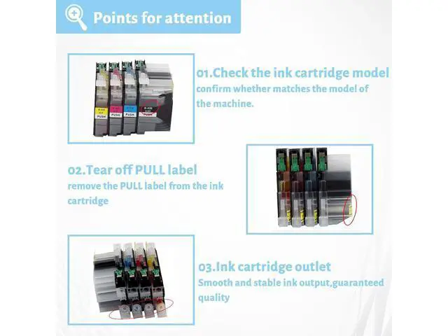 Alt view image 5 of 7 - Ink Cartridge for Brother LC436BK LC436C LC436M LC436Y High Yield,Compatible for Brother J4340DW J4440DW J4540DW J5855DW J5955DW J6555DW J6955DW J6957DW Printer Magenta