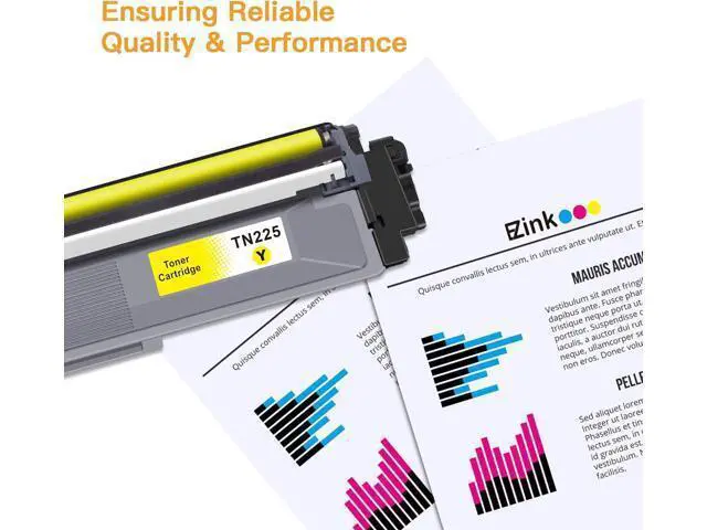 Alt view image 6 of 6 - E-Z Ink (TM) Compatible Toner Cartridge Replacement for Brother TN221 TN225 to Use with MFC-9130CW HL-3170CDW HL-3140CW HL-3180CDW MFC-9330CDW (2 Black, 1 Cyan, 1 Magenta, 1 Yellow, 5 Pack)