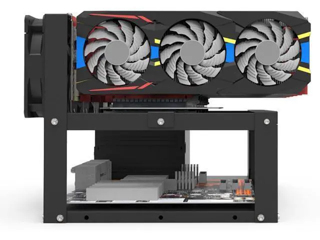 Alt view image 4 of 7 - Azusumi Graphics Card Holder,Motherboard Bracket,Durable Open Mining Rig Frame Case