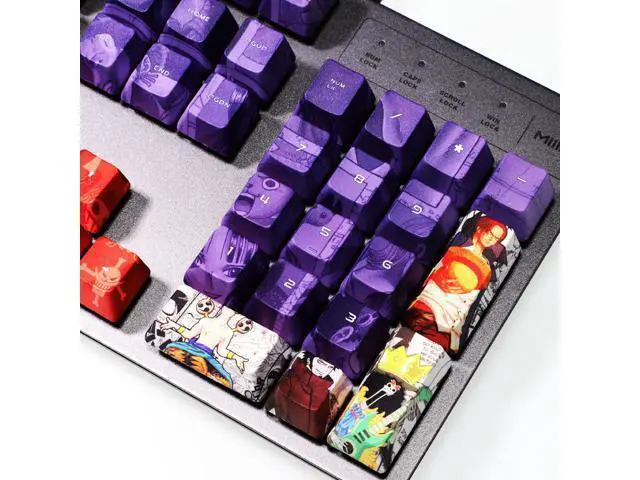 Alt view image 5 of 6 - Anime Keycaps One piece 108 Key Set PBT hot hat animation personalized theme