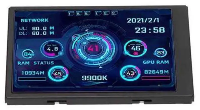 Main image of 3.5inch IPS USB Mini Screen AIDA64 PC CPU RAM Data Monitor PC Sensor Panel Display Temperature Monitor Computer Temp Monitor