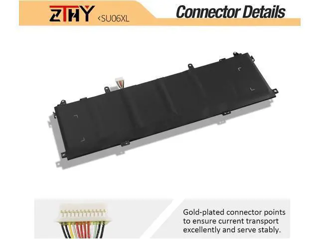 Alt view image 4 of 7 - ZTHY SU06XL Battery Replacement for HP Spectre X360 15-DF 15T-DF 15-DF0XXX 15-DF1XXX 15T-DF100 15-DF0013DX 15-df1033dx 15-DF0033DX 15-DF1043DX 15-DF0043DX 15-DF0070NR L29048-271 L29184-005 SU06084XL