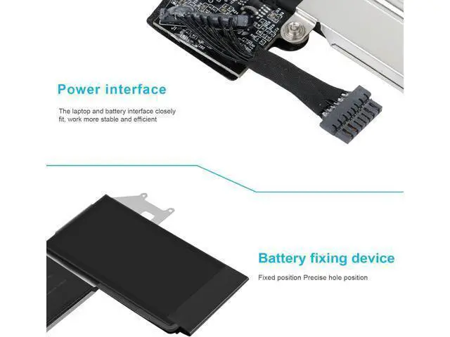 Alt view image 3 of 7 - A1965 Laptop Battery for MacBook Air 13" Retina A1932 (2018 2019, Early 2020) A2179 EMC 3184 3302 MacBook Air8,1 8,2 9,1 MRE82 MRE92 MVFH2 MWTJ2 MVH22 MVFM2 MVFK2 MREE2 MREC2 MREA2 MREF2 MUQT2 MUQU2