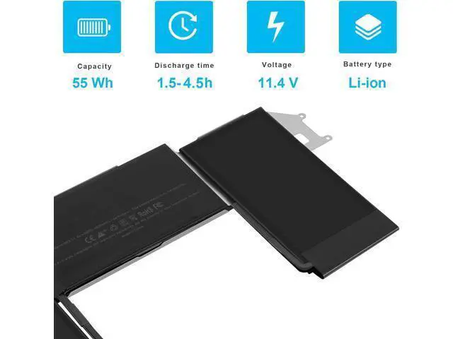 Alt view image 5 of 7 - A1965 Laptop Battery for MacBook Air 13" Retina A1932 (2018 2019, Early 2020) A2179 EMC 3184 3302 MacBook Air8,1 8,2 9,1 MRE82 MRE92 MVFH2 MWTJ2 MVH22 MVFM2 MVFK2 MREE2 MREC2 MREA2 MREF2 MUQT2 MUQU2