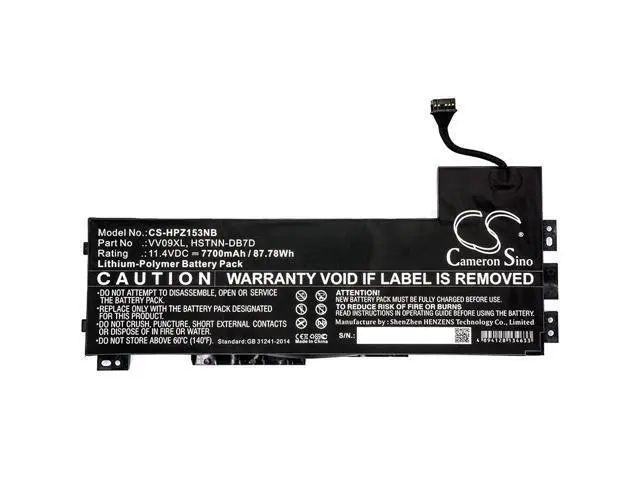 Alt view image 3 of 4 - Battery Replacement for HP ZBook 15 G3 V1H59UT ZBook 15 G3 (T7V52ET) ZBook 15 G3-Y6J87ES 808452-001 VV09XL HSTNN-DB7D 808398-2C1 808452-002 808398-2C2 808398-2B2 VV09090XL