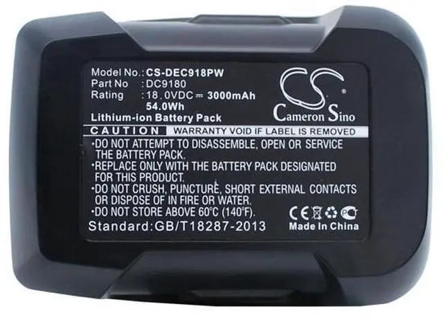 Main image of Battery Replacement for DeWalt DCD925 DCD925B2 DCD925KA DCD925N DC9180C DC9180 DC9182