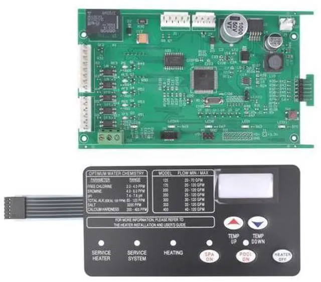 Main image of 42002-0007S Control Board Kit with 472610Z Switch Pad For Pentair MasterTemp NA/LP