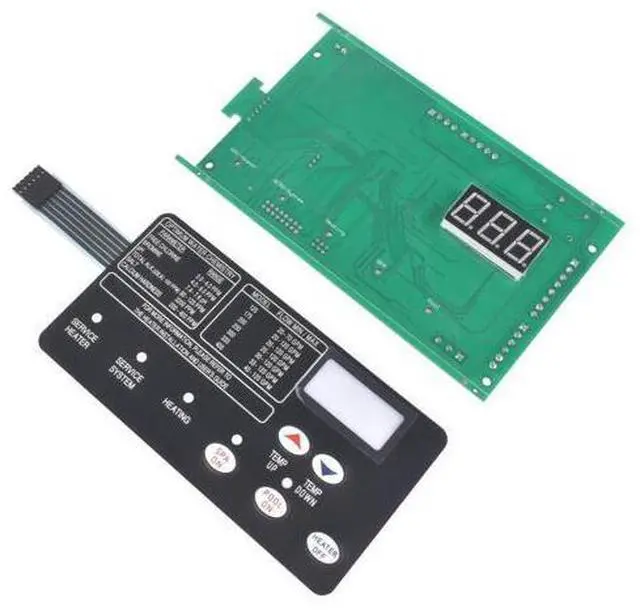 Alt view image 4 of 7 - 42002-0007S Control Board Kit with 472610Z Switch Pad For Pentair MasterTemp NA/LP