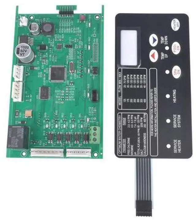 Alt view image 2 of 7 - 42002-0007S Control Board Kit with 472610Z Switch Pad For Pentair MasterTemp NA/LP