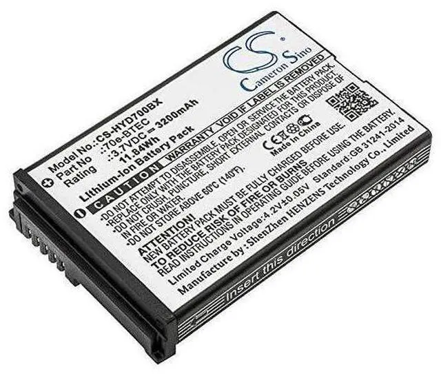 Main image of Qigenia 70e-BTEC Replacement Battery for Dolphin 75e 60s 70e,60S-Batt-1 BAT-EXTENDED-01 Battery (3200mAh/3.7V)