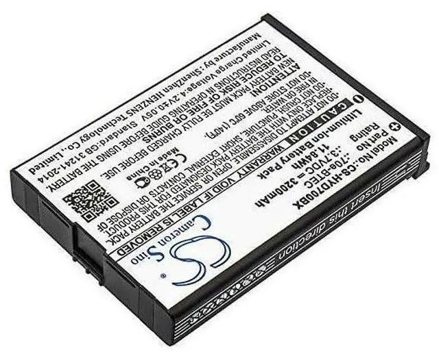 Alt view image 2 of 3 - Qigenia 70e-BTEC Replacement Battery for Dolphin 75e 60s 70e,60S-Batt-1 BAT-EXTENDED-01 Battery (3200mAh/3.7V)