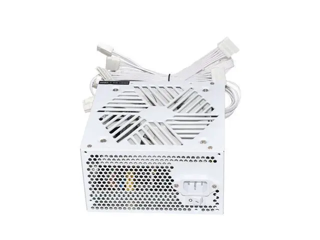 Alt view image 4 of 7 - New White PC PSU 20+4Pin 12V ATX 650W 110-264V Professional E-Sports Video Game Computer Power Supply 12cm Fan