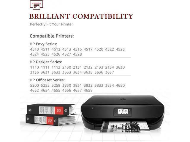 Alt view image 5 of 7 - Toner Kingdom Remanufactured Ink Cartridge Replacement for 63XL Black Ink Cartridge for Officejet 3830 4650 5255 3832 Envy 4520 4512 4516 Deskjet 1112 3630 3634 3639 2132 Ink Printer (2 Black)