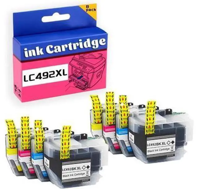 Main image of for Brother LC492XL Ink Cartridge High Yield Compatible for MFC-J2340DW MFC-J3540DW MFC-3940DW Printer 2 Set