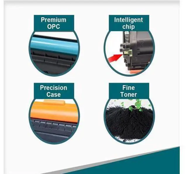 Alt view image 4 of 6 - 126A Black Toner Cartridge Replacement 126A CE310A for Laserjet Pro 100 Color MFP M175nw,cp1025nw,M275 Printer Ink (2-Pack)