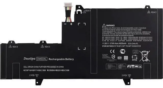 Main image of Duotipa New OM03XL Laptop Battery Compatible with 863167-171 HSTNN-IB7O Battery for HP EliteBook X360 1030 G2 57Wh
