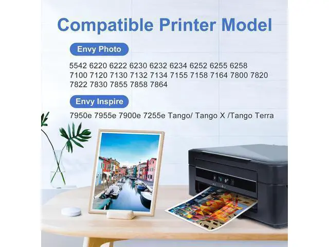 Alt view image 2 of 6 - MYCARTRIDGE SUPRINT 64XL Ink Cartridge Combo Pack Remanufactured Ink Cartridge Replacement 64XL 64 Ink for Envy 7855 7155 7858 5542 6255 7800 6232 6252 Printer Black Color