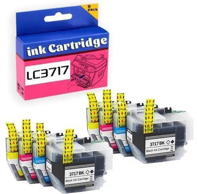 Main image of LC3717 Ink Cartridge for Brother High Yield Replacement Pack,Compatible for MFC-J2330DW MFC-J3930DW Printer 2 Set