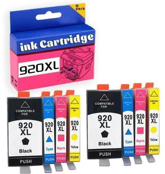 Main image of 920xl Ink Cartridge High Yield Compatible for Officejet 6000 6500 6500 Wireless 6500A 7000 7500 7500A Printer 2 Set