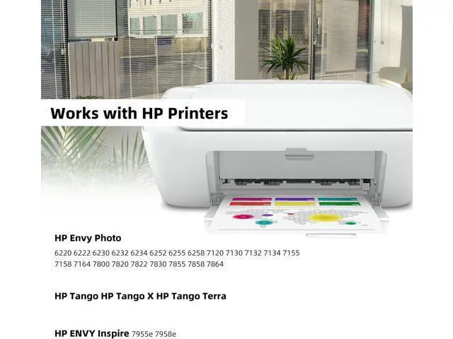 Alt view image 2 of 7 - Ubinki 64XL Color Ink Cartridge Replacement Ink 64 XL HP64 HP64XL Cartridges for Envy 7855 7155 7858 7800 7955e 7255e 7900e 6200 6255 7830 7864 7120 6222 Tango x Printers (2-Pack)