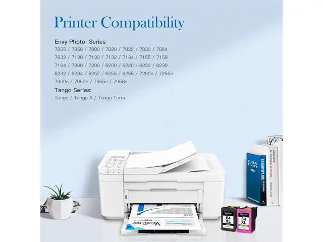 Alt view image 2 of 6 - Valuetoner Supply 64xl Remanufactured Ink Cartridge Replacement 64xl Ink Cartridge Combo Pack for Envy Photo 7858 7855 7155 6255 6252 7120 6232 7158 7164 5542 7255e 7955e 7958e Printer (2 Pack)
