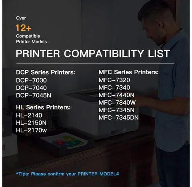 Alt view image 5 of 7 - E-Z Ink (TM) Compatible Toner Cartridge & Drum Unit Replacement for Brother TN360 TN330 DR360 DR-360 High Yield Compatible with DCP-7040 DCP-7030 MFC-7840W HL-2140 MFC-7340(2 Toner, 1 Drum Unit)