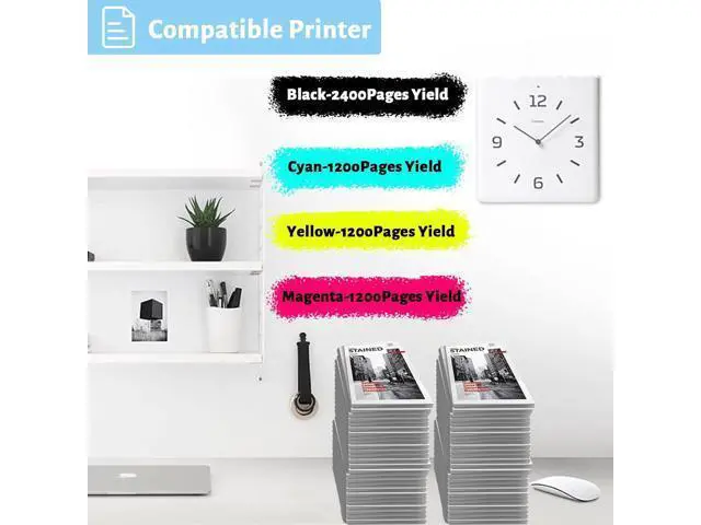 Alt view image 3 of 7 - Ink Cartridge for Brother LC3033XXLBK LC3033XXLC LC3033XXLM LC3033XXLY Ink Cartridge Combo,High Yield Compatible for Brother J995DW J995DW Printer Combo Pack