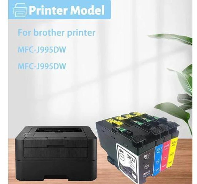 Alt view image 2 of 7 - Ink Cartridge for Brother LC3033XXLBK LC3033XXLC LC3033XXLM LC3033XXLY Ink Cartridge Combo,High Yield Compatible for Brother J995DW J995DW Printer Combo Pack