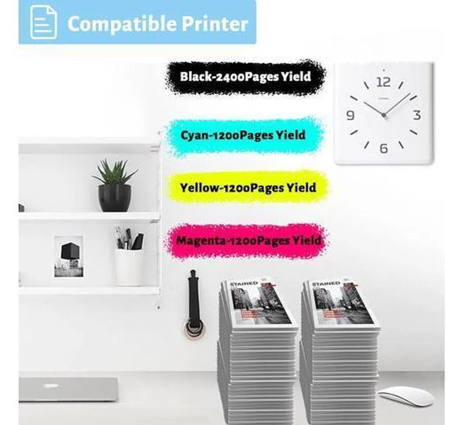 Alt view image 3 of 7 - Ink Cartridge for Brother LC3033XXLBK LC3033XXLC LC3033XXLM LC3033XXLY Ink Cartridge Combo,High Yield Compatible for Brother J995DW J995DW Printer Combo Pack