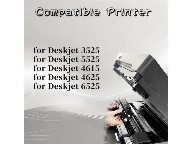 Alt view image 2 of 7 - 670XL Ink Cartridge High Yield Replacement Pack,Compatible for DESKJET 3525 5525 4615 4625 6525 Printer 2 Set