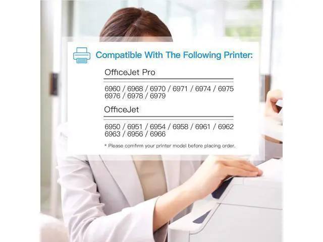 Alt view image 2 of 5 - LxTek Compatible Ink Cartridge Replacement 902 XL 902XL to use with Officejet 6978 6954 6962 6968 6975 Printers (5 Pack)
